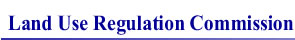 Land Use Regulation Commission - Home Page